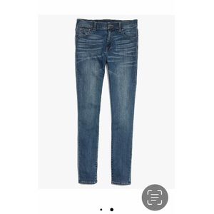 Madewell High Riser Skinny Skinny Jeans in Atlantic